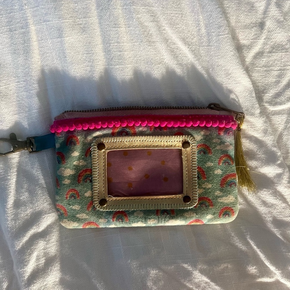NATURAL LIFE Rainbow Pouch with Pink and Green - Picture 5 of 6